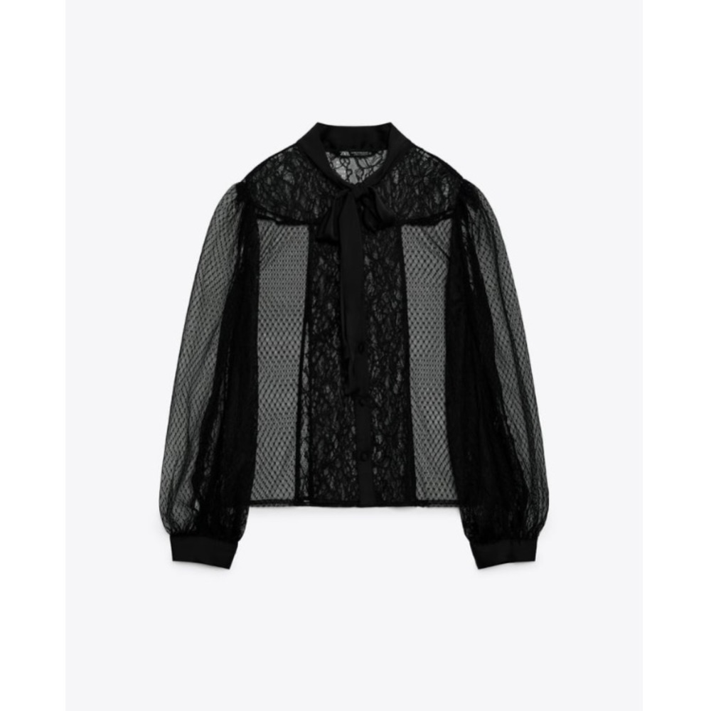 Zara Lace Shirt - Picture 4 of 6